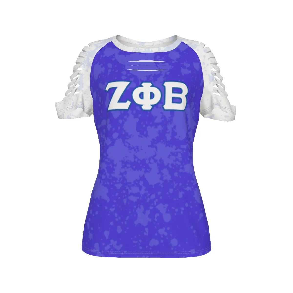 Zeta Phi Beta Ripped T-Shirt