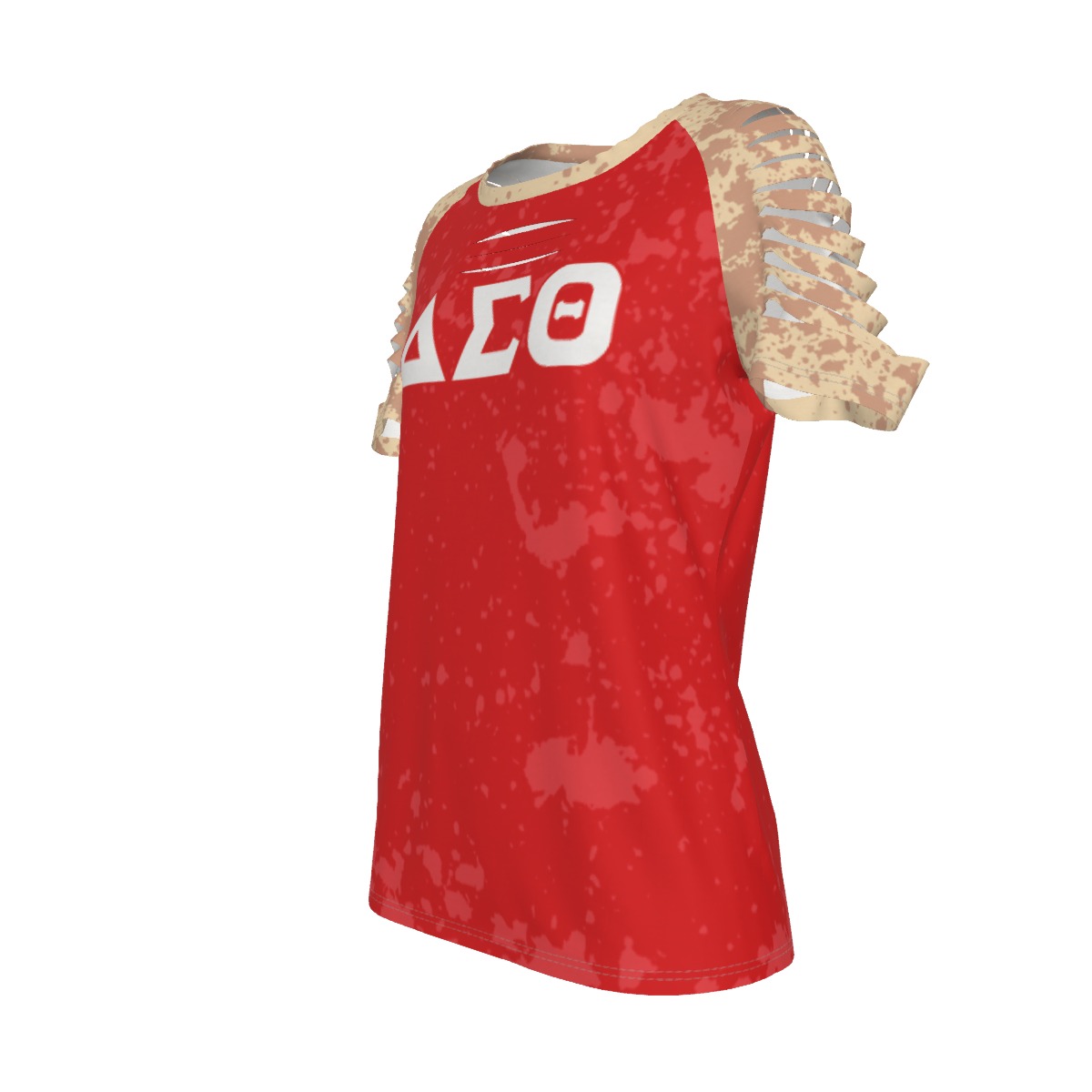 Delta Sigma Theta Ripped T-Shirt - Image 4