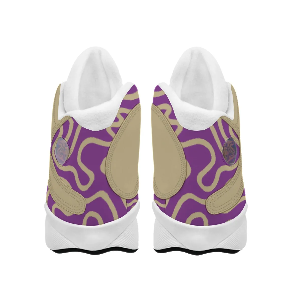 Omega Psi Phi Men's Curved Basketball Shoes With Thick Soles - Image 4