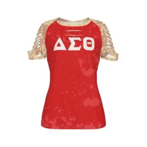 Delta Sigma Theta Ripped T-Shirt