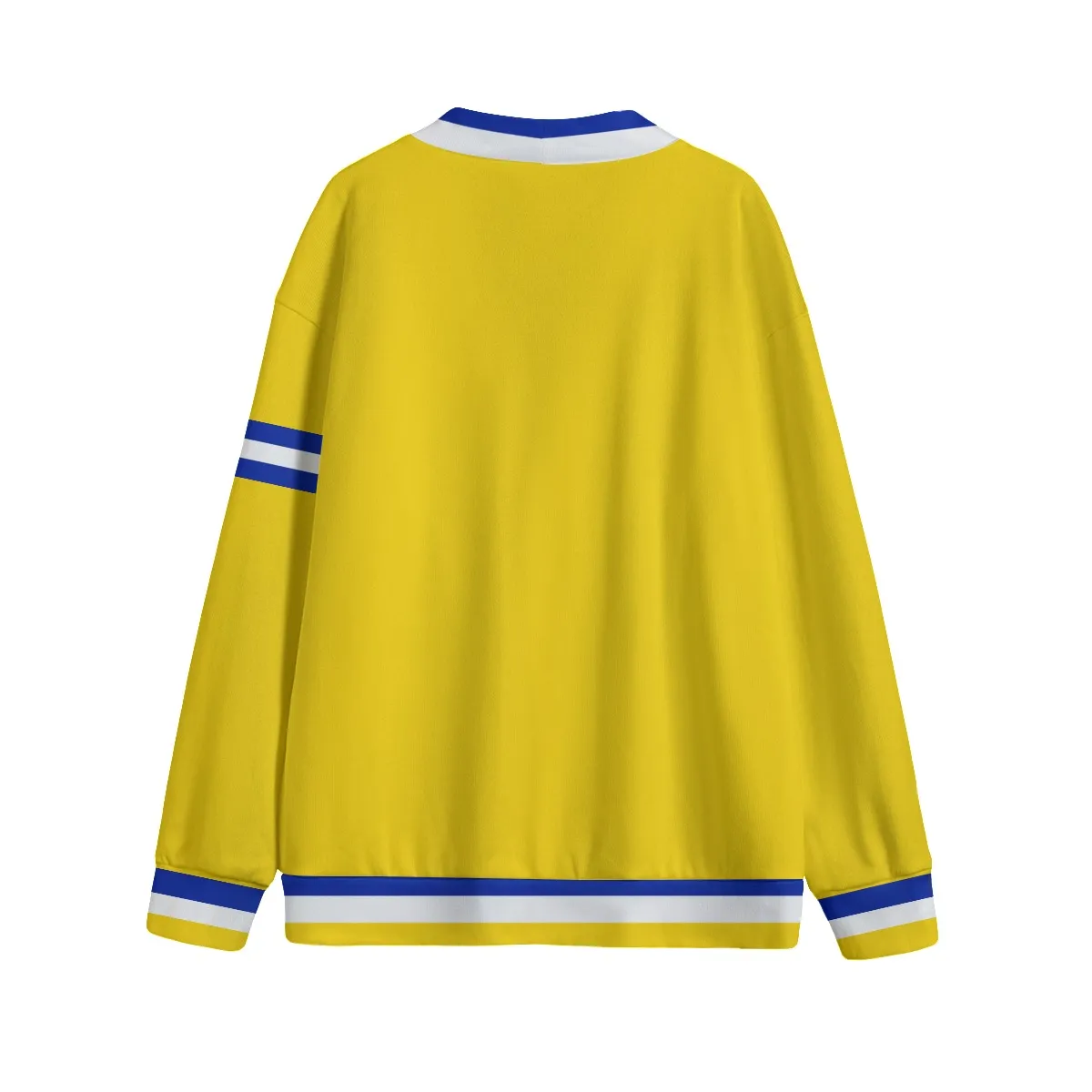 Sigma Gamma Rho V-neck Knitted Fleece Cardigan With Button Closure - Image 2