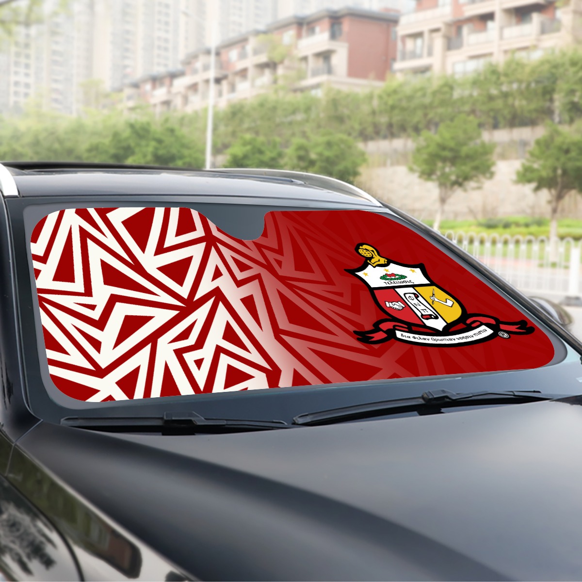 Kappa Alpha Psi Windshield Sunshade | 137cm(53.9”) - Image 2