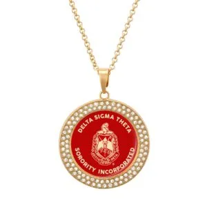Delta Sigma Theta Diamond Necklace