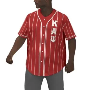 Kappa Alpha Psi All-Over Print Men's Short Sleeve Baseball Jersey