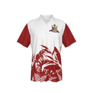 Kappa Alpha Psi All-Over Print Men's Hawaiian Shirt With Button Closure