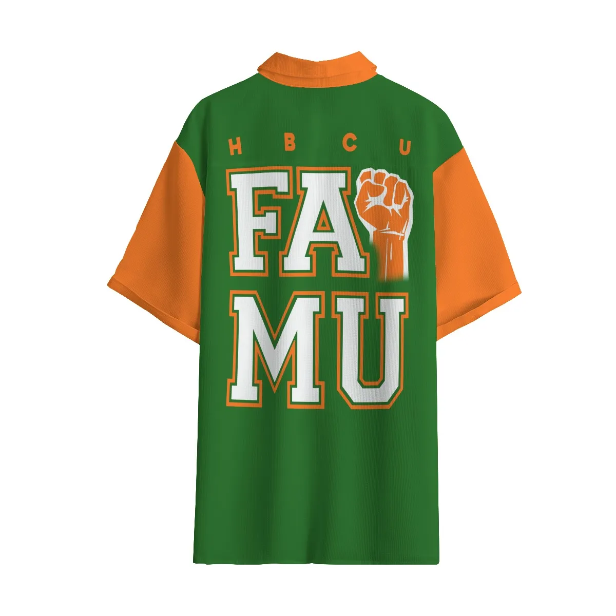 HBCU FAMU Fist Unisex Shirt With Folding Sleeve - Image 2
