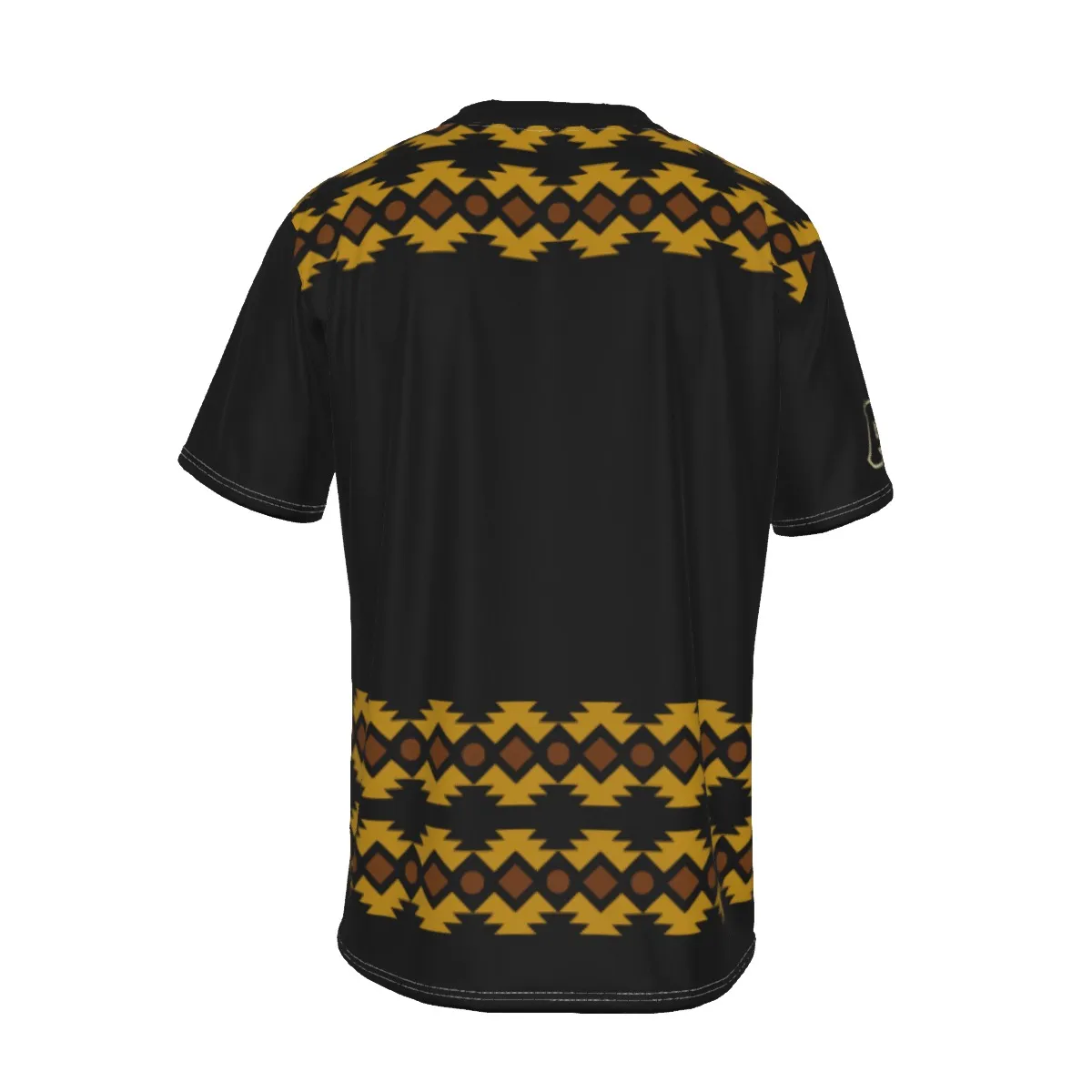 Alpha Phi Alpha All-Over Print Men's Short Sleeve T-shirt with Neckline Tie - Image 2