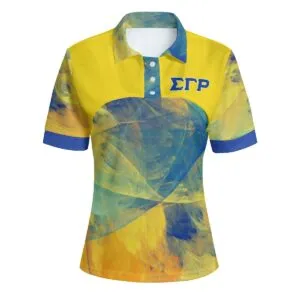 Sigma Gamma Rho Casual Two-piece Polo Shirt