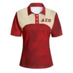 Delta Sigma Theta Casual Two-piece Polo Shirt