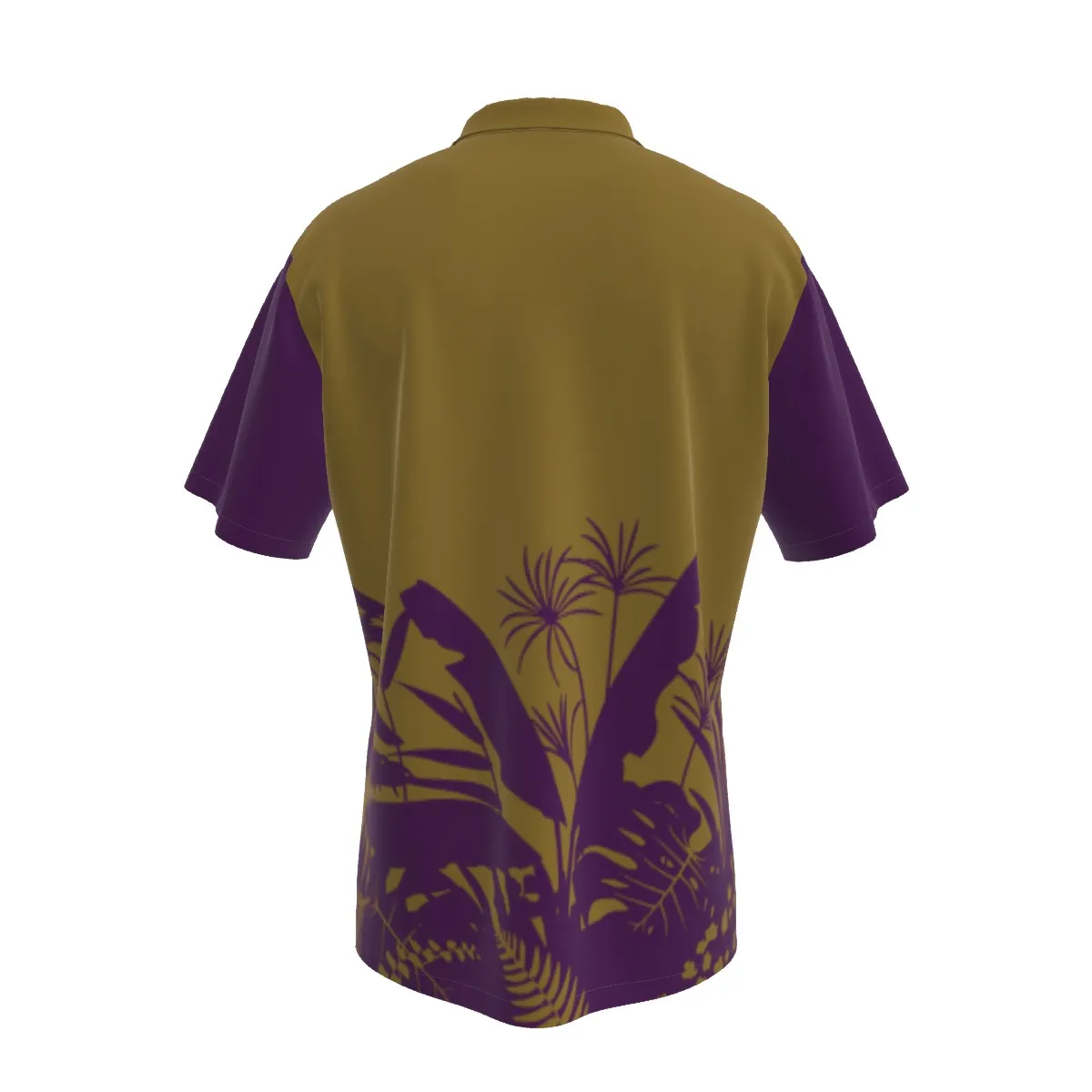 Omega Psi Phi All-Over Print Men's Hawaiian Shirt With Button Closure - Image 2