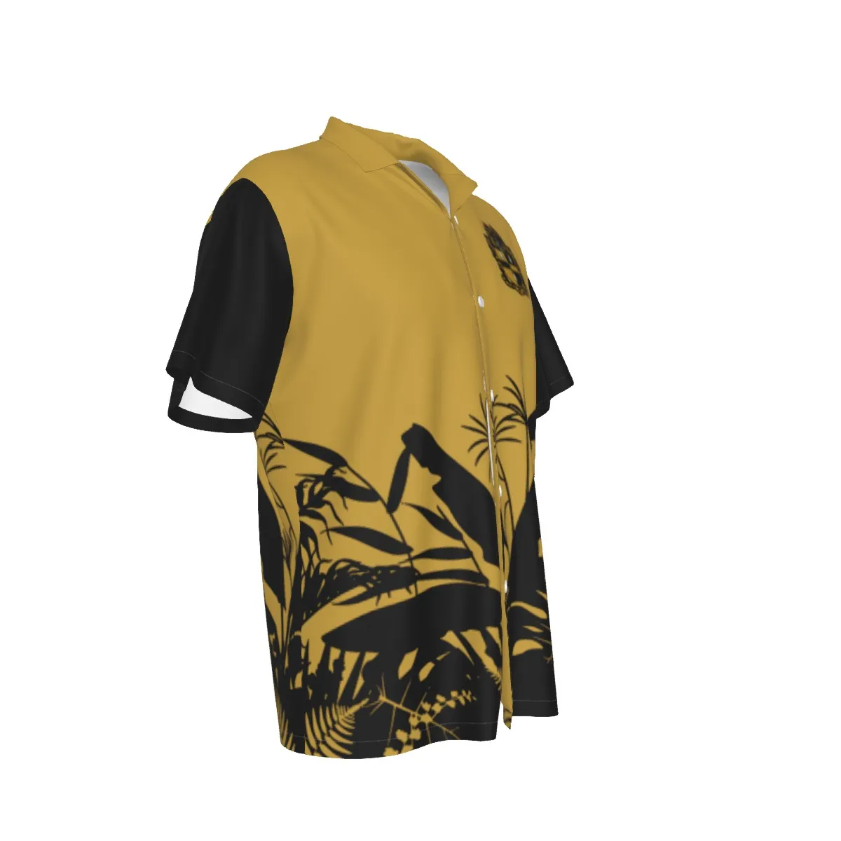 Alpha Phi Alpha All-Over Print Men's Hawaiian Shirt With Button Closure - Image 3