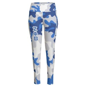 Zeta Phi Beta Camouflage Leggings