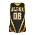 ALPHA PHI ALPHA CHROME V Neck Basketball Top