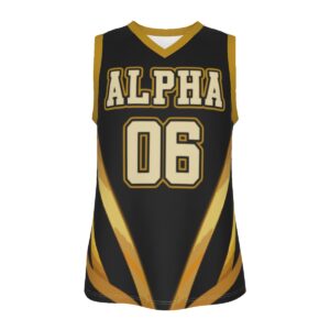 ALPHA PHI ALPHA CHROME V Neck Basketball Top