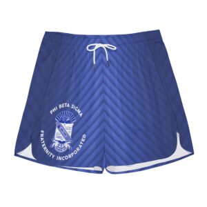 Phi Beta Sigma Men's Side Split Running Sport Shorts