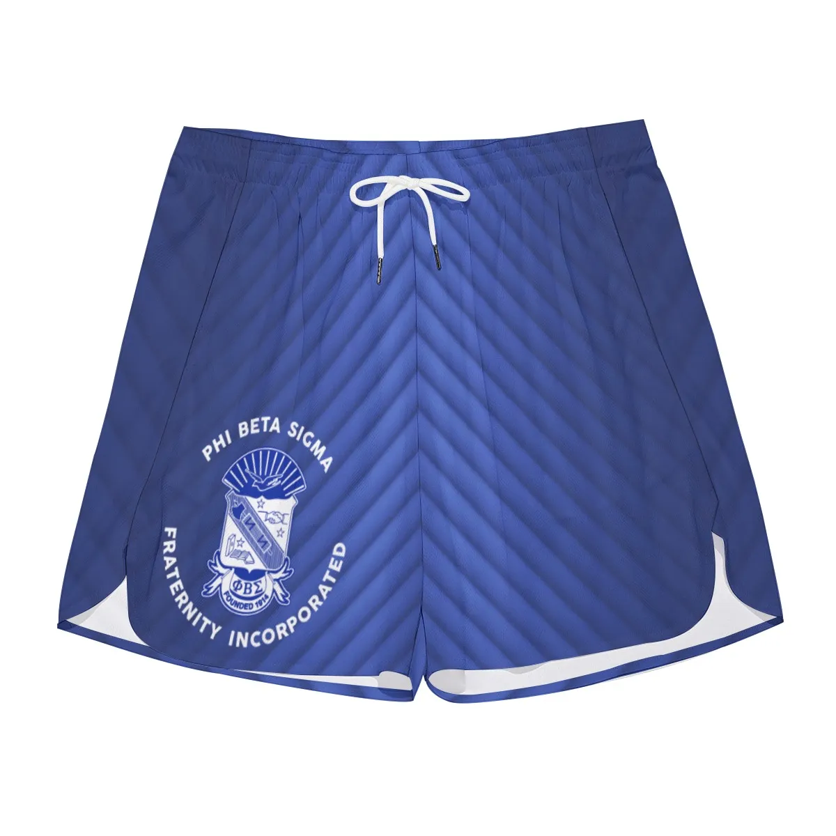 Phi Beta Sigma Men's Side Split Running Sport Shorts
