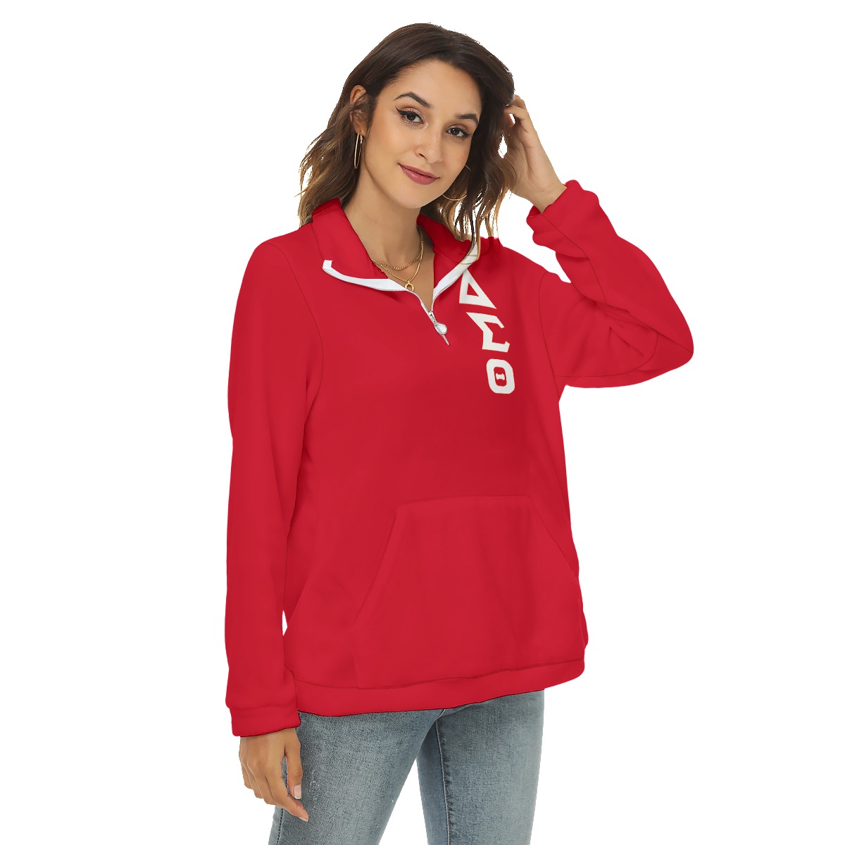 Delta Sigma Theta Quarter-Zip Pullover - Image 2