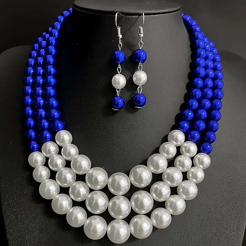 Zeta Phi Beta Necklace Set
