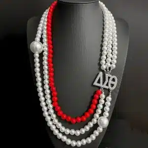 Delta Sigma Theta Necklace Set