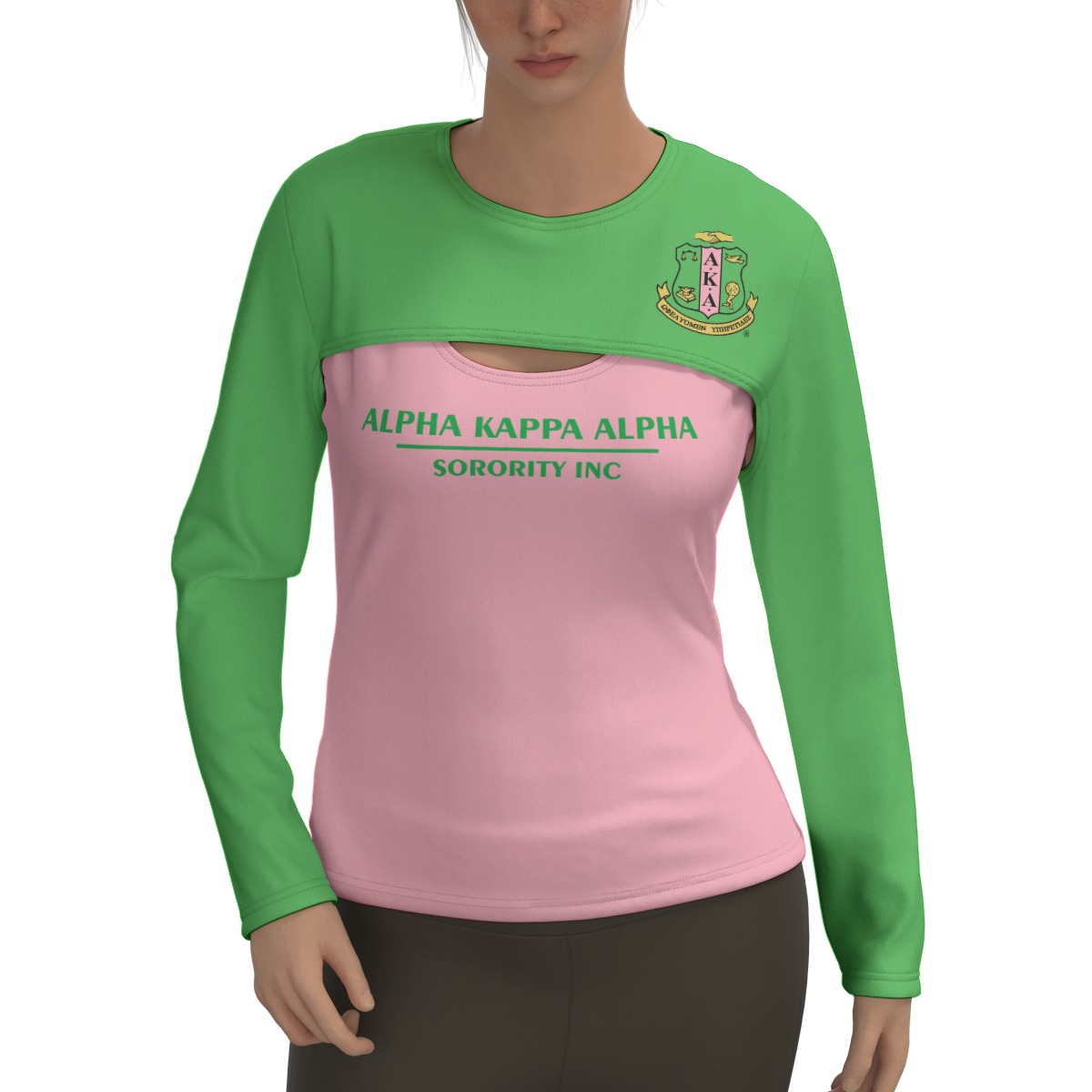 Alpha Kappa Alpha Two-piece Sport Sweatshirt - Image 2