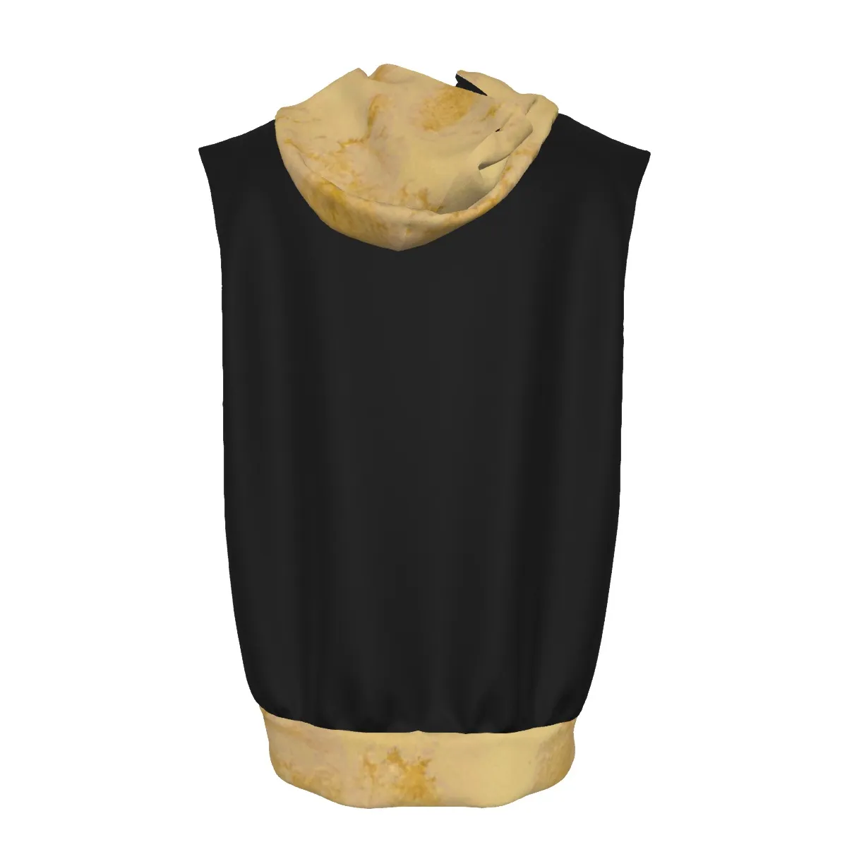 Alpha Phi Alpha bleached Zipper-Up Gym Sleeveless Hoodie - Image 2