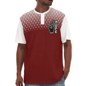 Kappa Alpha Psi hands Football Jersey With Button Closure