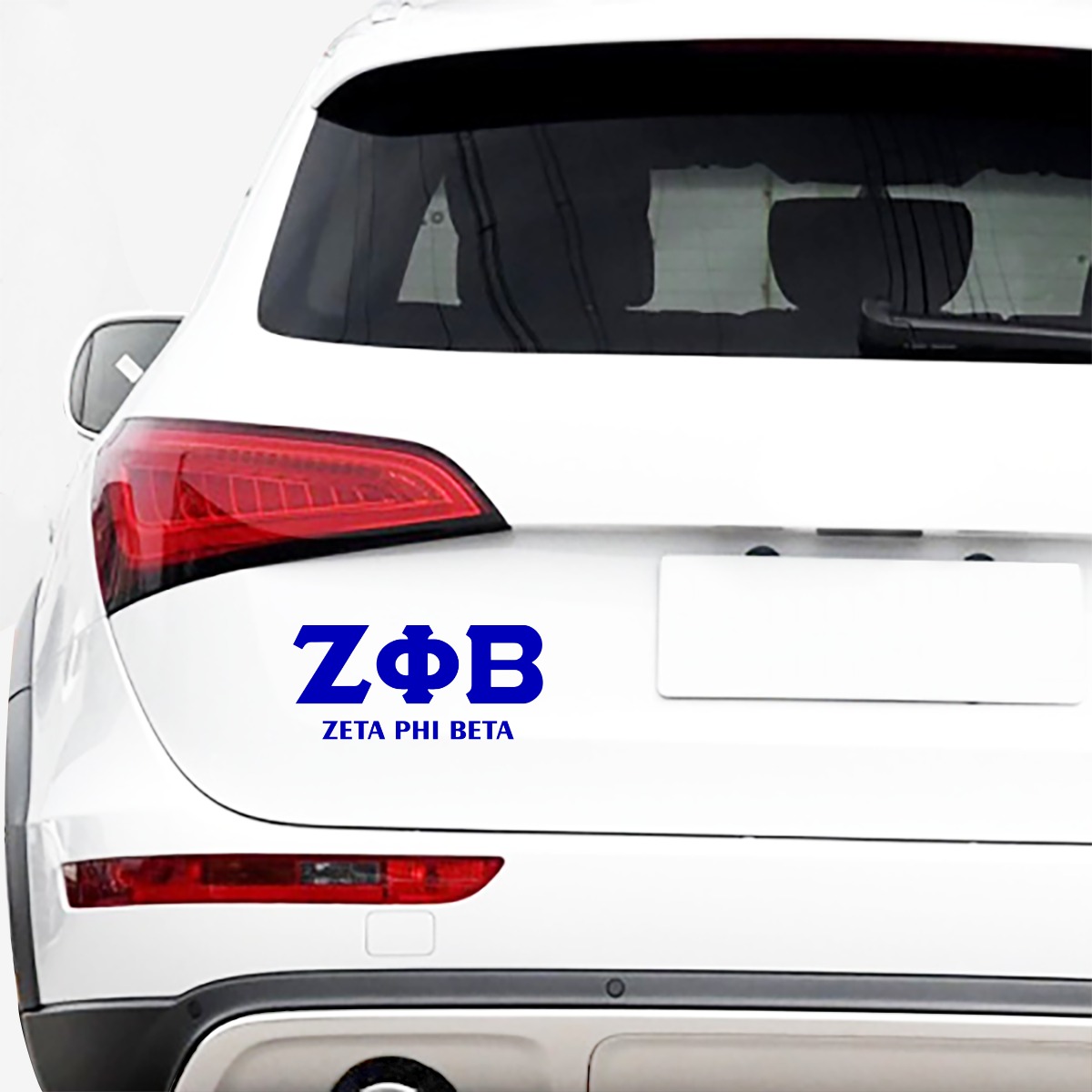 Zeta Phi Beta 3D Car Sticker