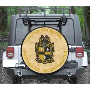 Alpha Phi Alpha Car tire cover