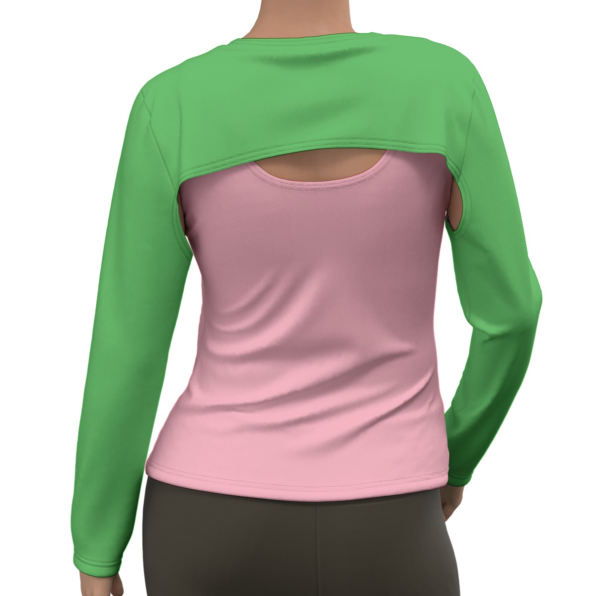 Alpha Kappa Alpha Two-piece Sport Sweatshirt - Image 5