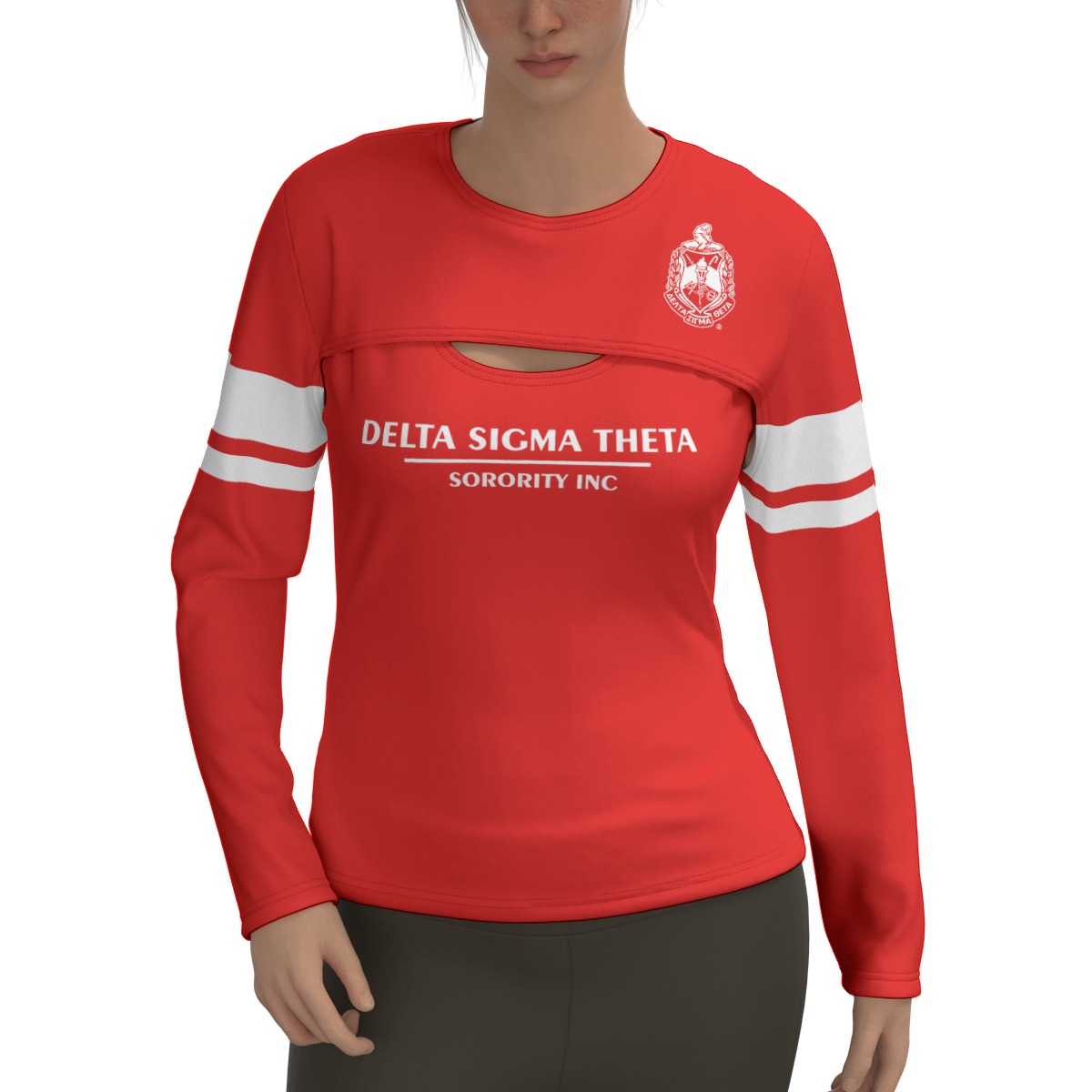 Delta Sigma Theta Two-piece Sport Sweatshirt - Image 2