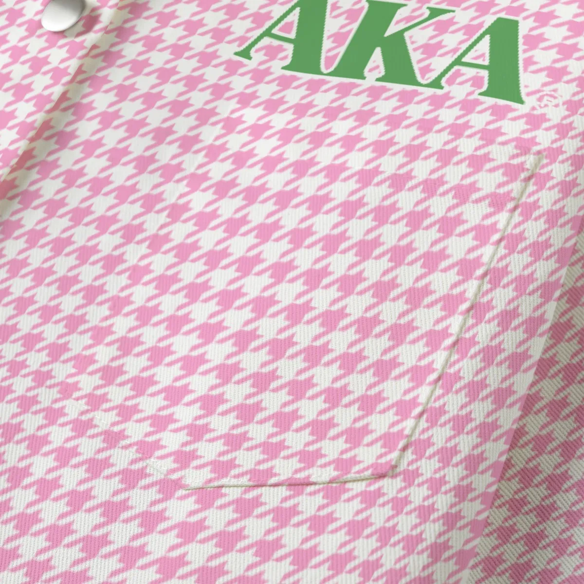 Alpha Kappa Alpha Cropped Jacket - Image 4