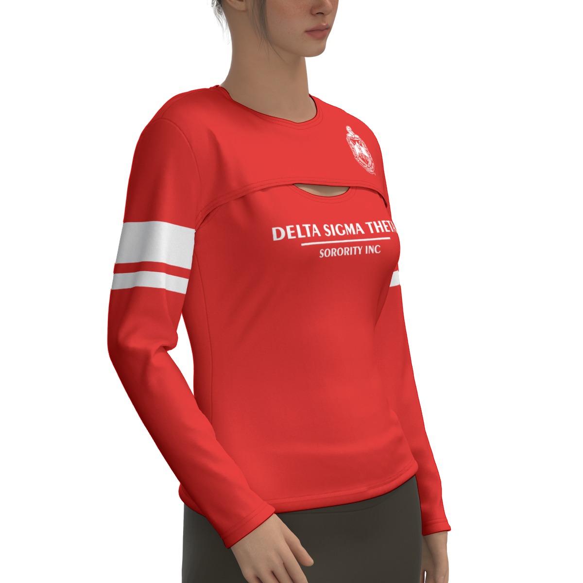 Delta Sigma Theta Two-piece Sport Sweatshirt - Image 4
