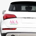 Alpha Kappa Alpha 3D Car Sticker