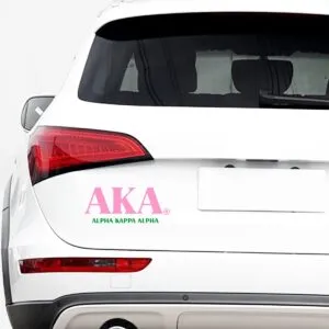 Alpha Kappa Alpha 3D Car Sticker