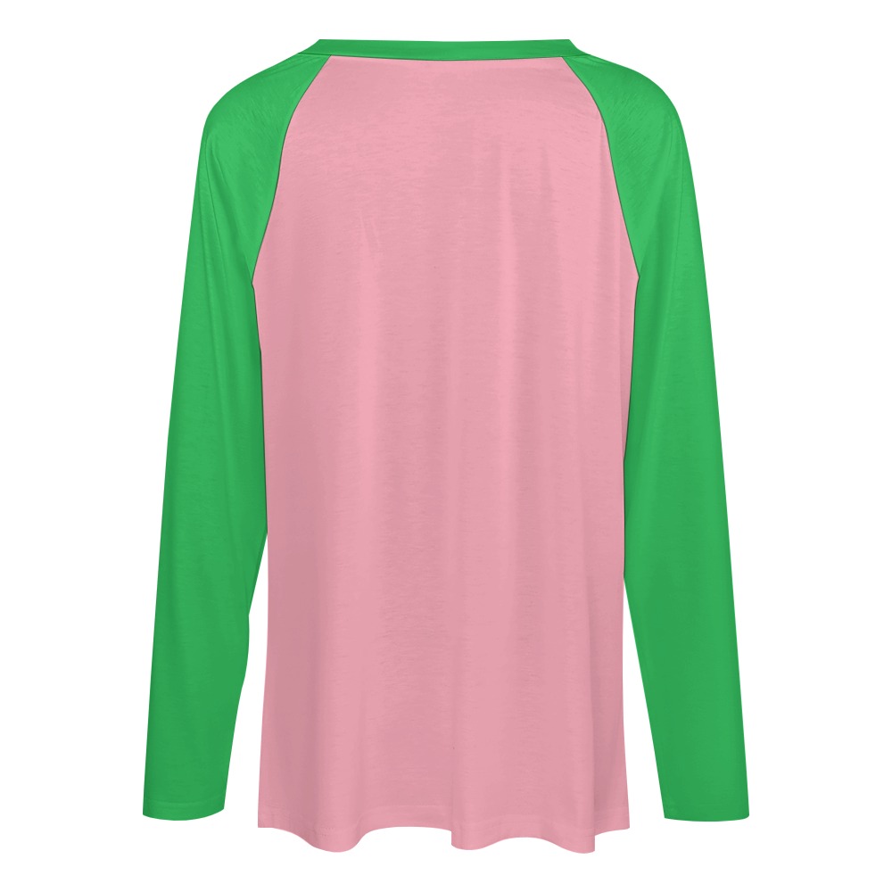 Alpha Kappa Alpha Long sleeve loose tee - Image 4