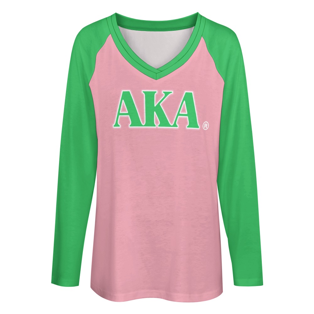 Alpha Kappa Alpha Long sleeve loose tee - Image 2