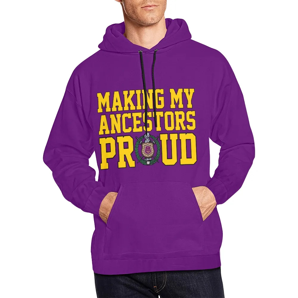 Omega Psi Phi Making My Ancestors Proud Hoodie - Image 4