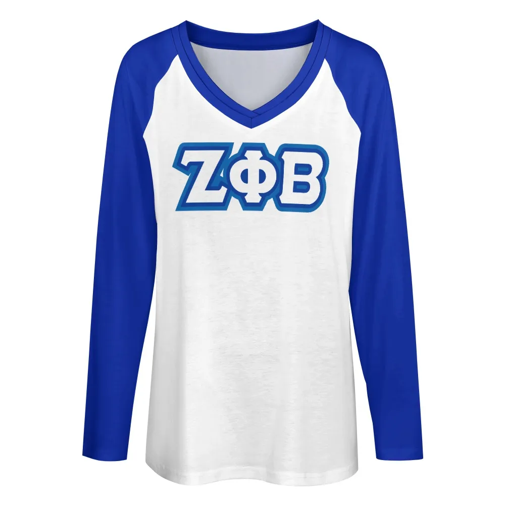 Zeta Phi Beta Long sleeve loose tee - Image 2