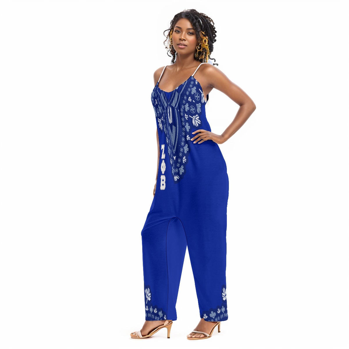 Zeta Phi Beta Loose Cami Jumpsuit - Image 3