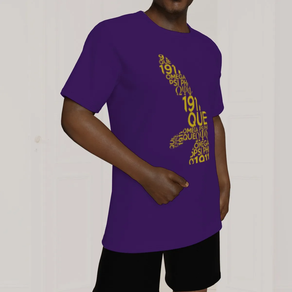 Omega Psi Phi Sign Tee - Image 2