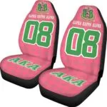 Alpha Kappa Alpha Founding Year and Initials Carseat Covers