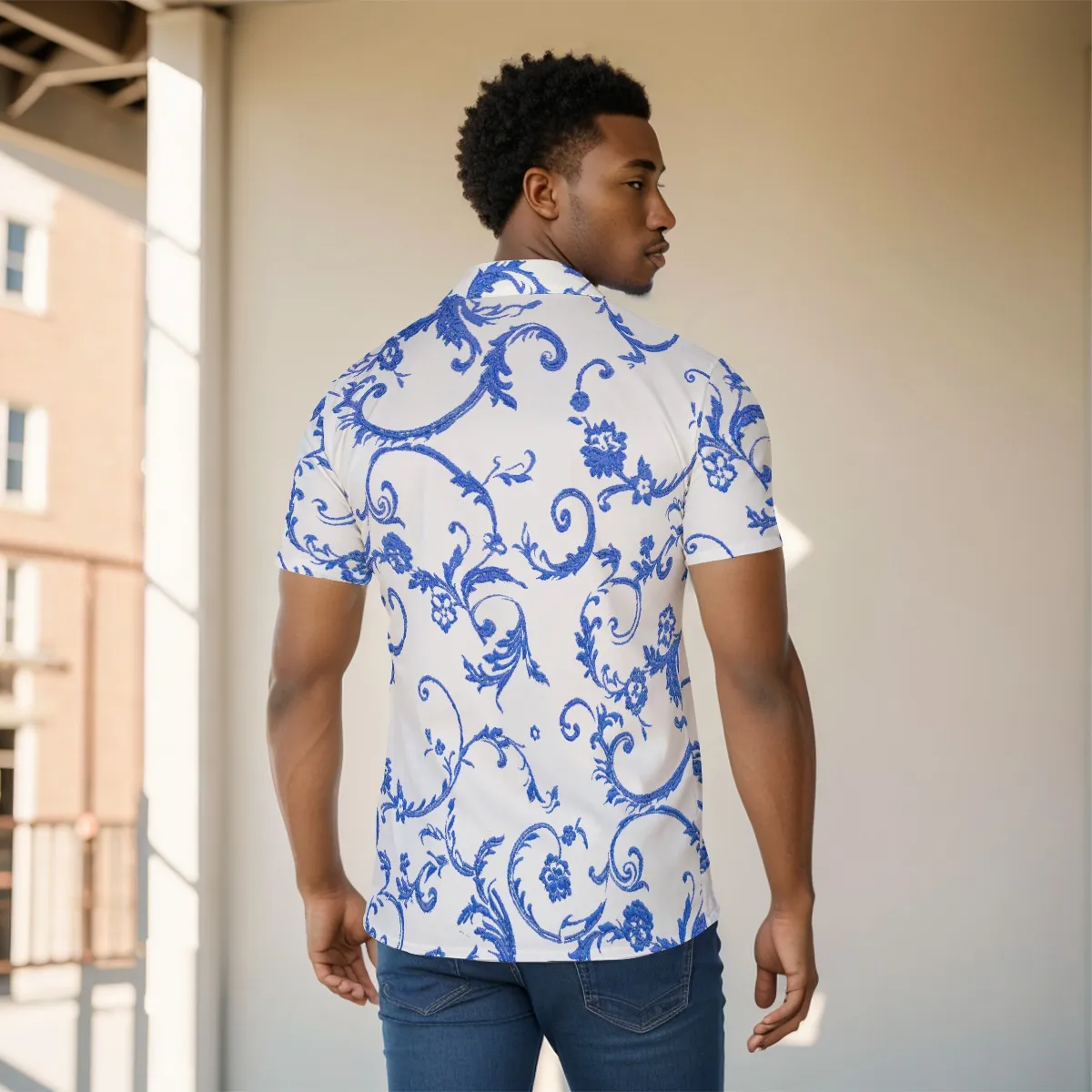 Phi Beta Sigma Filigree short Sleeve Shirt - Image 4