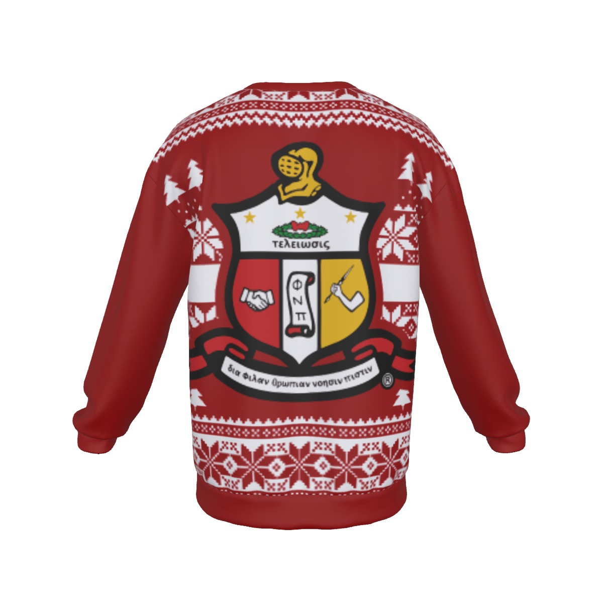 Kappa Alpha Psi big shield ugly Christmas sweater - Image 2