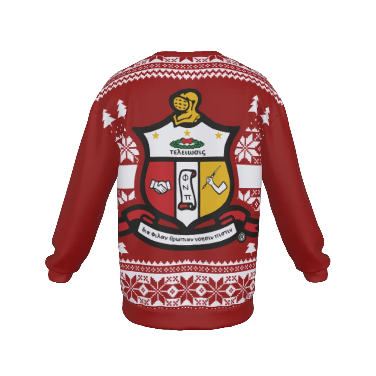 Kappa Alpha Psi big shield ugly Christmas sweater - Image 2