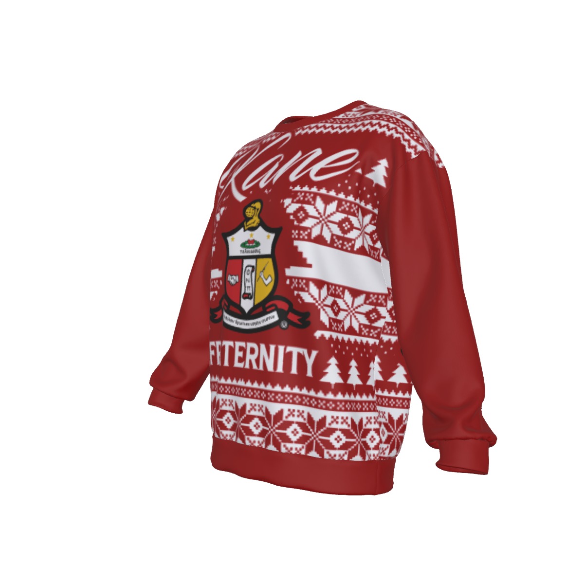 Kappa Alpha Psi big shield ugly Christmas sweater - Image 4