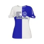 Zeta Phi Beta Checkered Women's Ripped T-Shirt