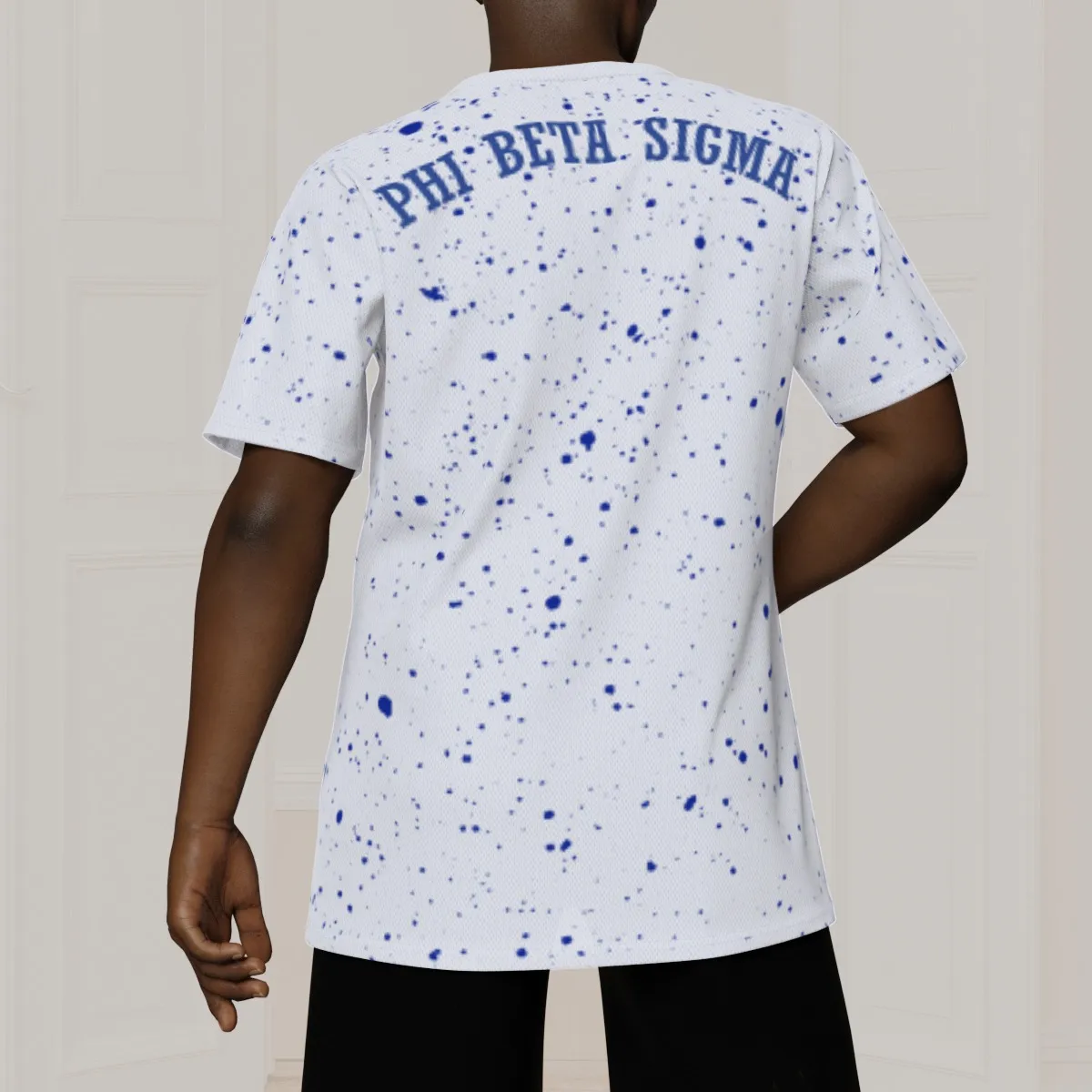 Phi Beta Sigma LARGE CREST AOP Cut & Sew Tee - Image 3