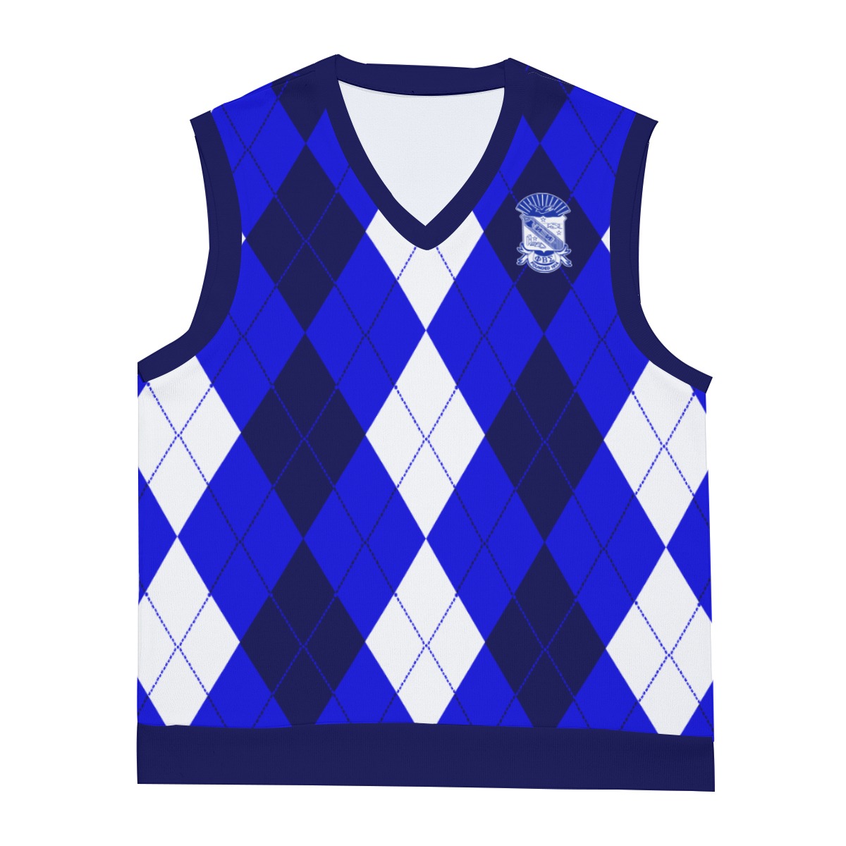 Phi Beta Sigma V-neck Christmas Vest - Image 5
