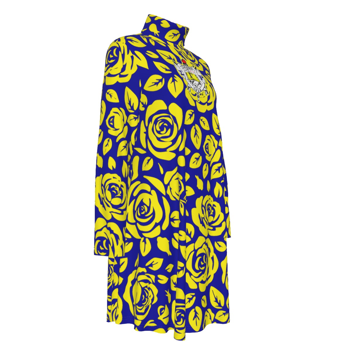 Sigma Gamma Rho High Neck Dress With Long Sleeve - Image 3