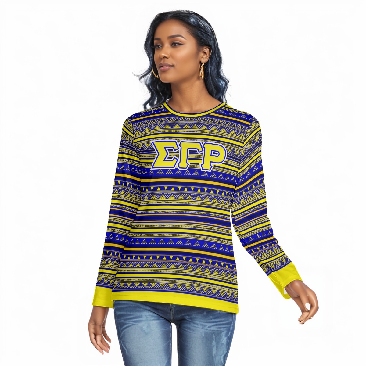Sigma Gamma Rho O-neck Long Sleeve T-shirt